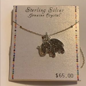 ⬇️⬇️NWTs Sterling silver Elephant necklace⬇️⬇️